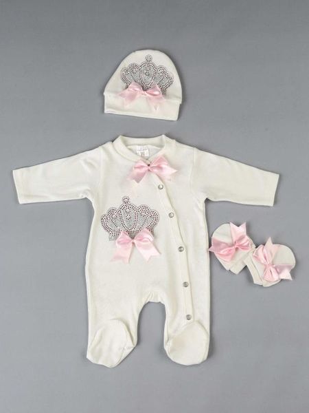 

baby rompers girls boys newborn clothes 3 pcs set cotton soft antiallergic fabric for newborn babies of kinds clothing, White