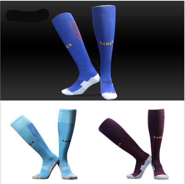 

football socks, children's sports socks, adults, long tube, towel, soccer socks, Black