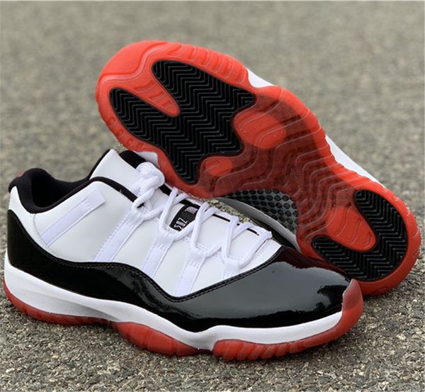 

2020 новый релиз mens 11 xi concord low баскетбольная обувь лучшее качество 11s белый черный красный спортивные кроссовки размер us7-13 с sh, White;red