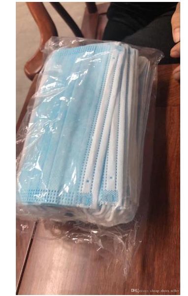 

одноразовые маски в наличии, 50 шт. / кор. 3 слоя ear-lop aior защита от загрязнения пыли маски в высоком качестве, мягкая дышащая наружная