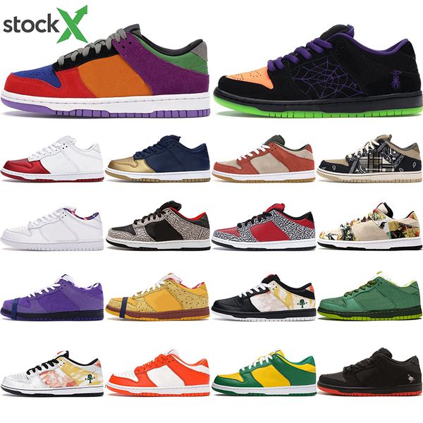 

new shadow chunky dunky dunk low mens designer sneakers travis scotts safari raygun tie dye infrared panda pigeo basketball shoes 36-45