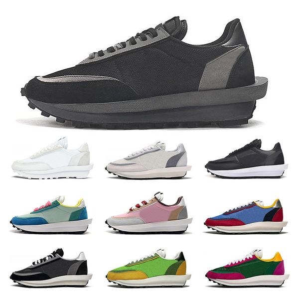 

new ld waffle ldv running shoes for men women black white nylon green blue multi mens trainers fashion sports sneaker