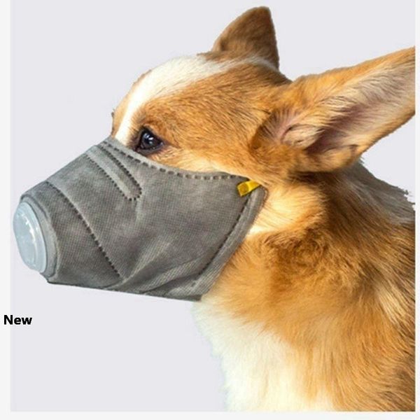 Máscaras Pet Dogs sair a respiração de poeira cobrir a boca Nova máscara protetora anti-embaçamento tampa com válvula Gog Saúde Máscara 60pcs IIA96