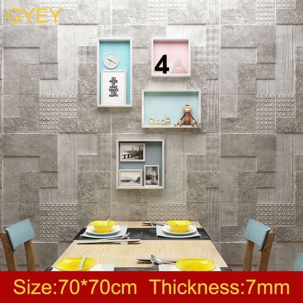 

3d stereo wall stickers bedroom self-adhesive wallpaper waterproof creative network red live room decoration nordic wallpaper