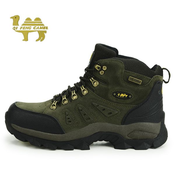 

warm men winter boots suede leather snow boots fur plush winter snow shoes for men lace up outdoor shoes plus size 47 48, Black