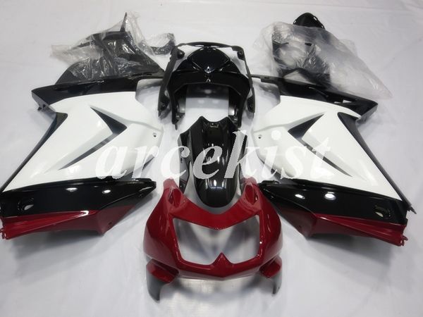 

новый abs литье под обтекатель комплект для kawasaki ninja 250 2008 - 2014 zx 250r спортивного мотоцикла обтекателей набор ex250 08-14 белых