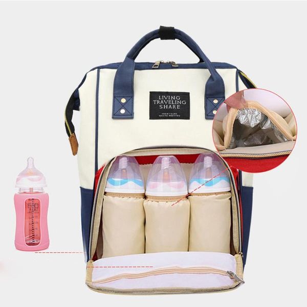 

stylish and durable diaper backpack large capacity for baby care multi-function waterproof travel backpack nappy bags fashion mummy roomy
