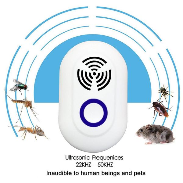 

eu/us ultrasound electronic mosquito cockroach mouse killer pests insect mice repeller trapper rat pest control insect trap