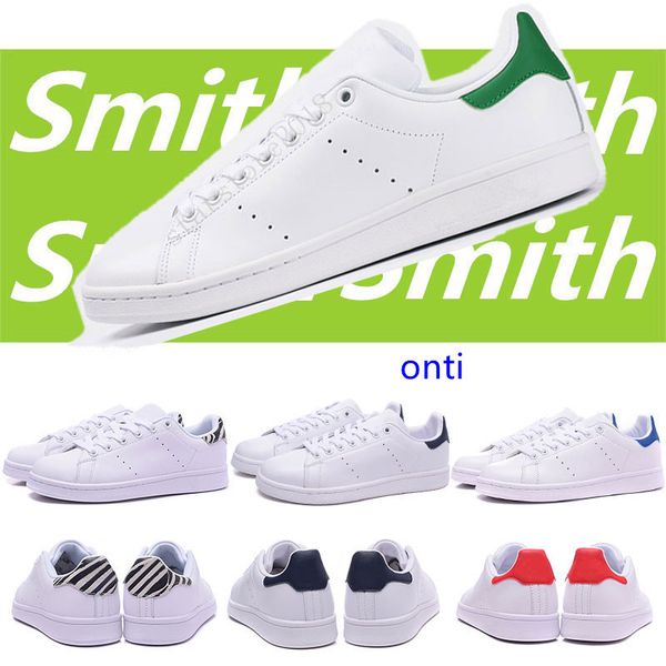 

горячей продажи дизайнерской обуви кузнец мужчин женщины обувь стан черная белая красная синее серебро розовая кузнец кроссовок повседневная, Black