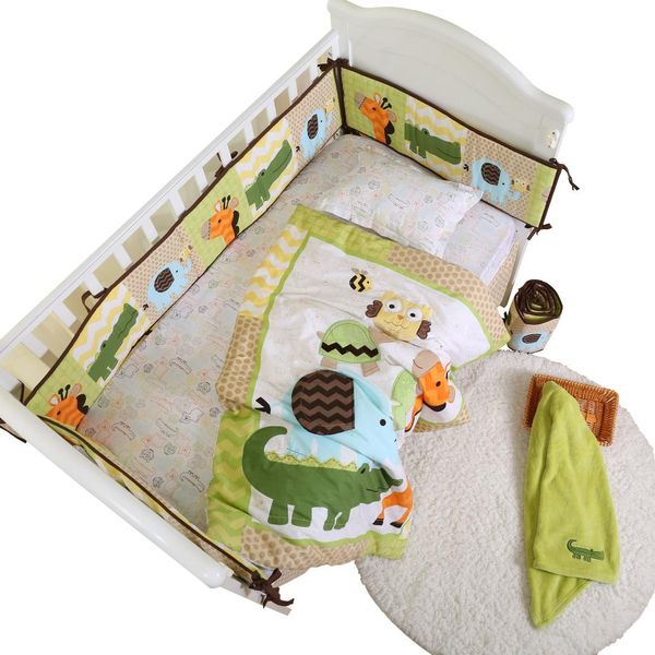 

environmental protection cute new manufactured competitive price embroidery 4 piece baby bedding set