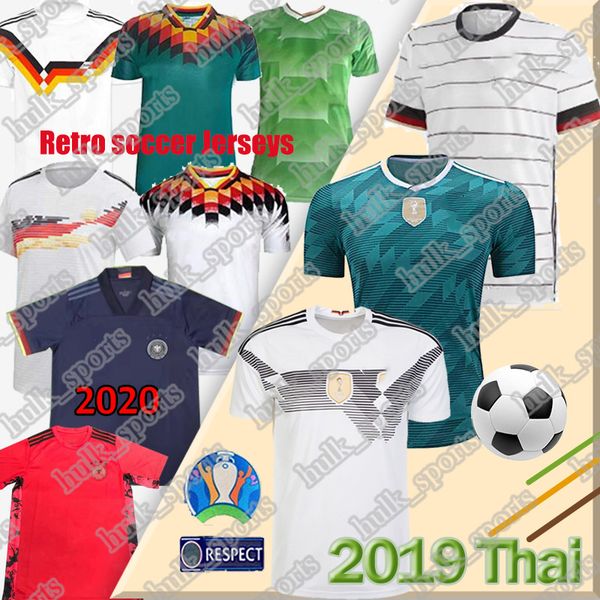 

thai germany 2020 european cup retro soccer jerseys reus werner kroos britische fuÃballtrikots muller brandt hummels klostermann football, Black;yellow