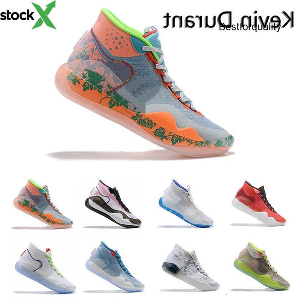 

kd 2020 12 11 eybl orange foam pink paranoid oreo ice basketball shoes kevin durant xii kd12 kds mens sports trainers sneakers size 7-12