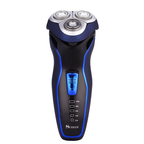 

quick charge electric shaver men's shaving machine rechargeable 3 floating blades razor beard machine with sideburns trimmer 31