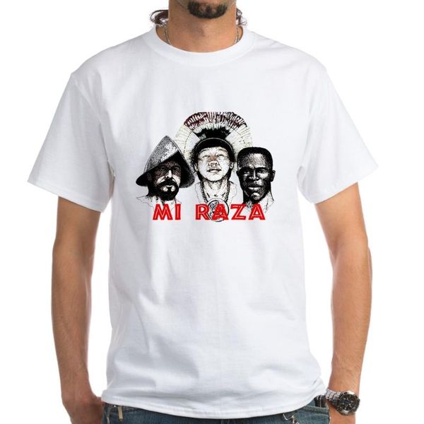 

mi raza t-shirt, White;black