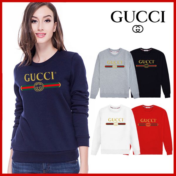 

G2 13 gucci woman de igner weater luxury letter france pari letter print clothe long leeve women hirt hipping, White