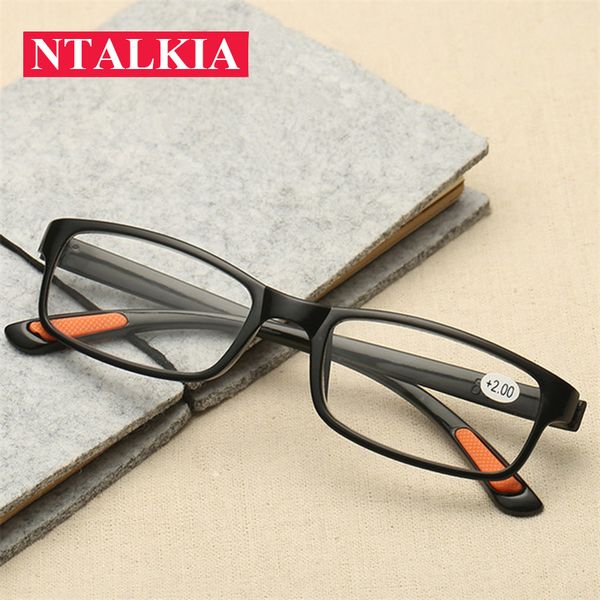 

women men reading glasses toughness tr90 ultra-light resin material for female male reading presbyopic glasses cheap, White;black