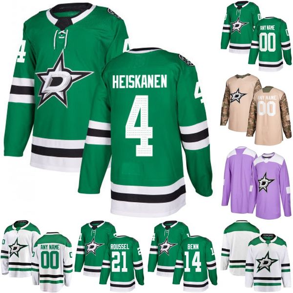 

Dallas Stars Jersey 14 Jamie Benn 17 Andrew Cogliano 36 Mats Zuccarello 42 Taylor Fedun 21 Ben Lovejoy 2 Jamie Oleksiak Hockey Jerseys