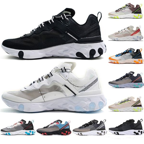 

react 87 instant men outdoor shoes women knitting lightweight breathable fashion jogging trainers sports designer sneakers