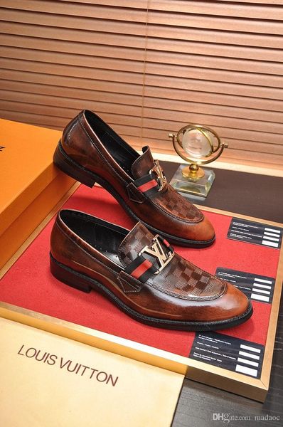 

a8 new italian lok fu shoes men s shoes, casual soft leather non-slip shoes, men s shoes peas shoes, original box pa