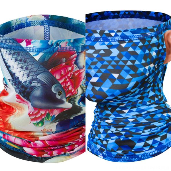 

p4cmc 2020.женщины шарф маска для лица 38 стилей открытый шифон носовой платок шарфшиппинг ветрозащитный половина лица пылезащитный солнцеза, Black