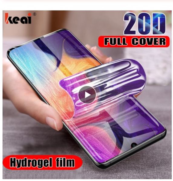 

20d hydrogel film for samsung galaxy s8 s9 s10 plus screen protector for a50 a30 a20 a70 a80 a90 a10 soft film not glass
