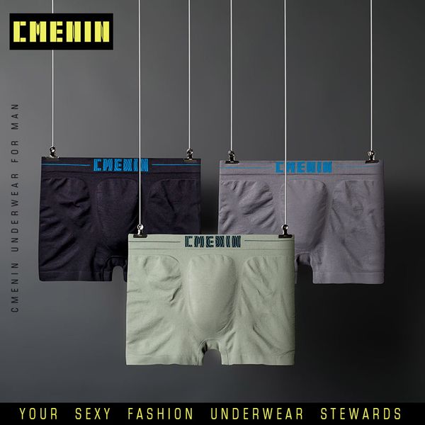 

3шт / много новый бренд дышащий sexy men нижнее белье boxer shorts твердая innerwear полиэстер мужские трусы underware боксеры cm001, Black;white