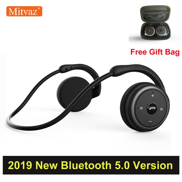 

2019 new mitvaz a6(ax-698 upgrade version) sell bluetooth 5.0 sports running headphones portable wireless earphones