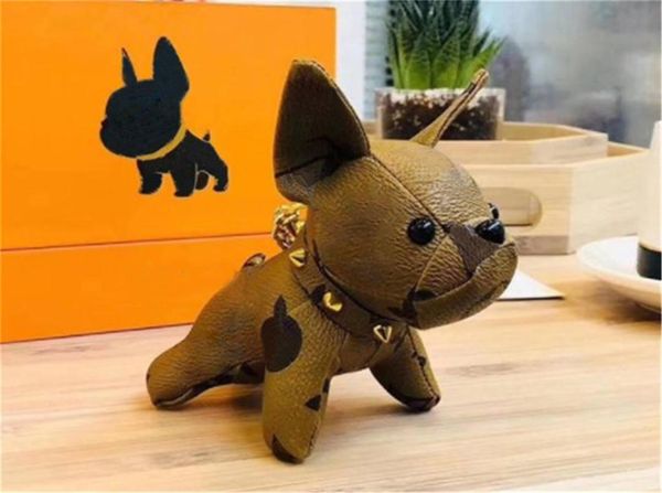 

горячие продажи брелки дизайнер ключ пряжка кошелек кулон сумки собаки дизайн 2020 мода кукла цепи ключ пряжка 6 цветов высокое качество с к, Silver