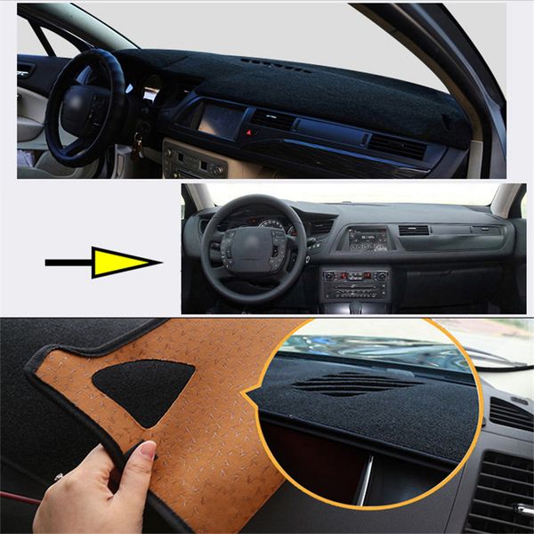 

new interior dashboard carpet pphobism protective pad mat for c5