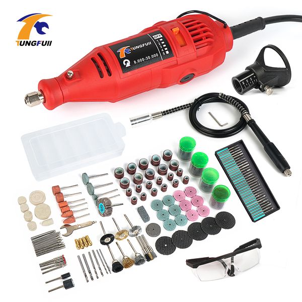 

tungfull engraver electric 220v 130w rotary tool set variable speed power tool accessories electric grinder grinding machine