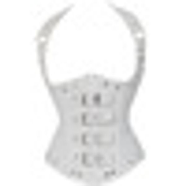 

black red corset steampunk accessories elegant metal buckle belt lace tight up faux leather waist trainer trend, Black;white