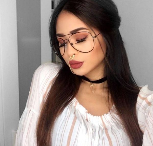 gafas aviador transparentes hombre