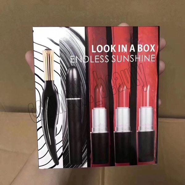 

2019 new famou brand lip makeup look in a box endle un hine lip tick eyeliner et 5 in 1 makeup et