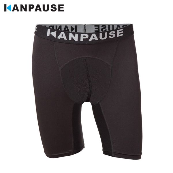 

new arrival kanpause men's compression tights shorts running trainning & exercise shorts sportswear, White;black