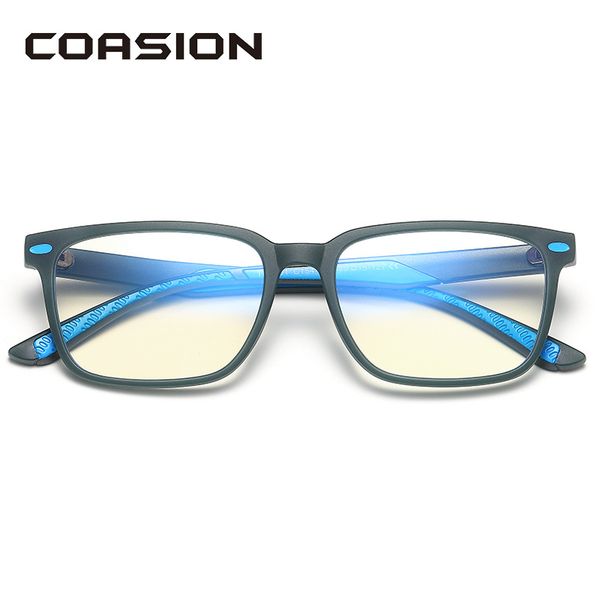 

coasion tr90 flexible kids blue light blocking glasses anti radiation glasses computer for children age 5-12 ca1440, White;black