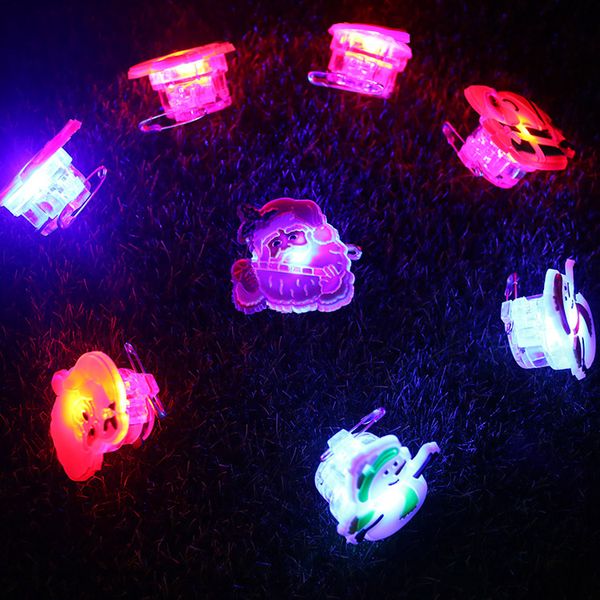 Christmas Gifts Luminous Brooch Christmas Decorations Led Flash