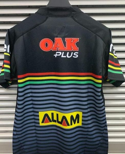

2019 penrith panthers indigenous rugby jerseys 2019 2020 home jersey marvel national rugby league rugby australia shirts sport s-xxl, Black;yellow