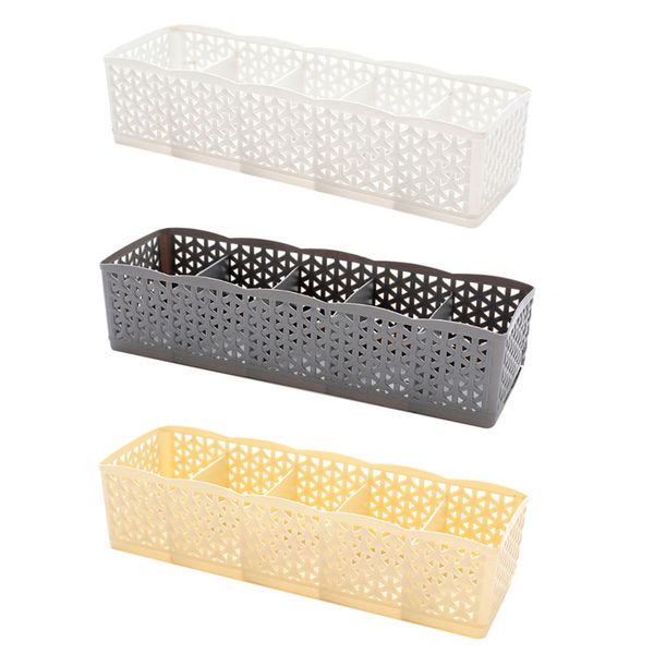 2019 Plastic Underwear Organizer Sundries Storage Box Tie Bra