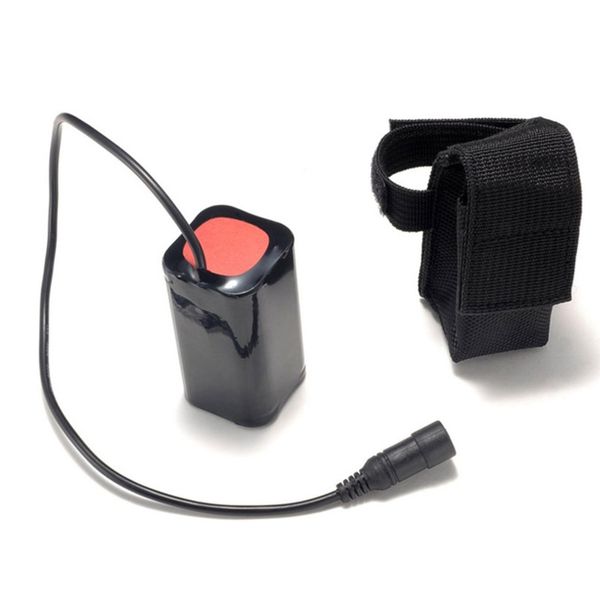 

8.4v usb rechargeable 6400mah lithium battery 4x18650 battery pack 3 hours highlight for t6 led light bicycle head lamp