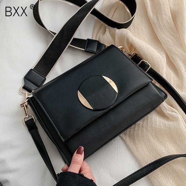 

bxx] pu leather crossbody bags for women 2020 spring all-match shoulder messenger bag female travel handbags and purses hk071