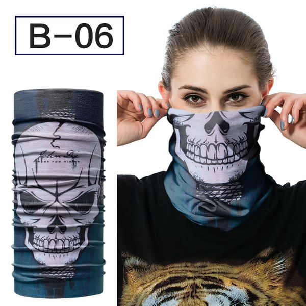 

skull sports scarf tube magic headband multifunctional cycling running winter mask cap head scarves face mesh buff bandanas