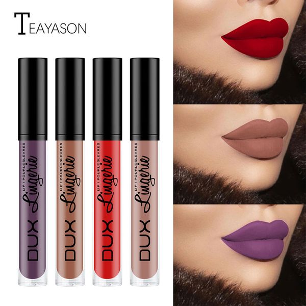 

women beauty lipstick waterproof long lasting liquid matte lipstick makeup lip gloss lip maquiagem profissional completa