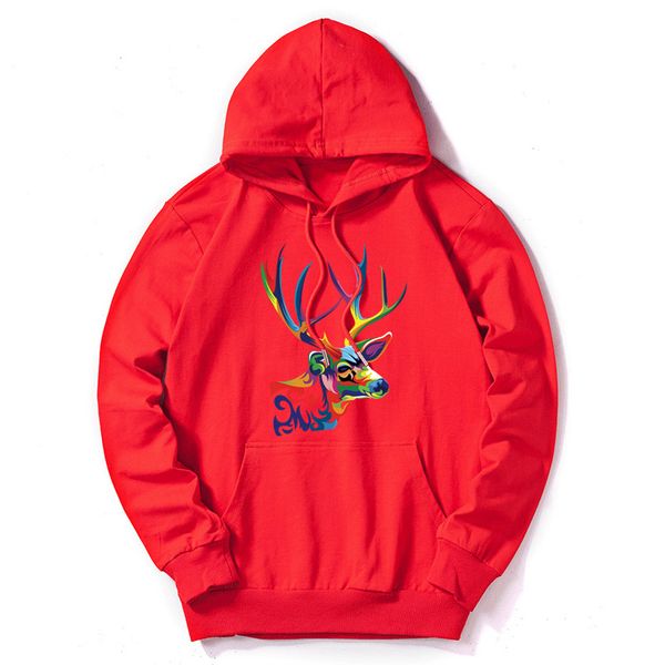 

тонкий толстовка мужская женская одежда мода deisgner животных печати с капюшоном свитер плюс размер новые мужская одежда высокого качества, Black