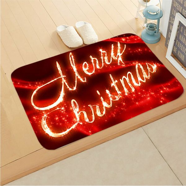 Merry Christmas Door Mat Home Decor Floor Carpet Outdoor Rugs