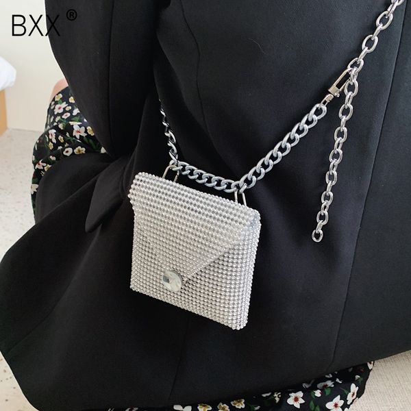 

bxx] mini waist chest bags for women 2020 fashion simple crossbody bag ladies shoulder messenger chain travel handbags hl494