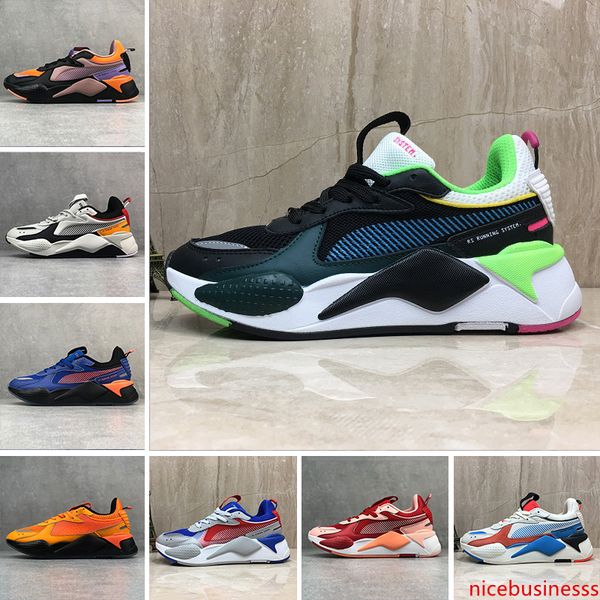 

men & women rs-x reinvention casual shoes system white black blue red yellow dad shoes athletic fashion sneakers jogging