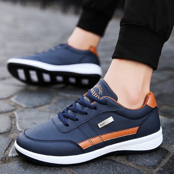 

promotion shoes mens fashion sneakers spring autumn casual loafers student outdoor trend skateboarding shoes track field walking, Black