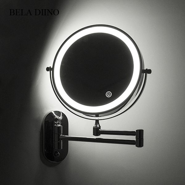 8 Magnifying Led Light Makeup Mirror 10x Magnification Foldable 8 Magnifying Led Light Makeup Mirror