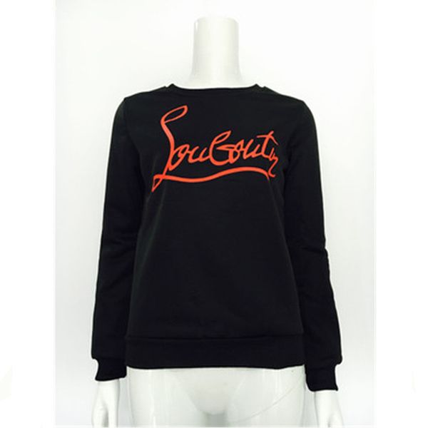 

женщины толстовки толстовки мода письмо печатных harajuku черный красный o-образным вырезом с длинным рукавом пуловер спортивный костюм повс, Black