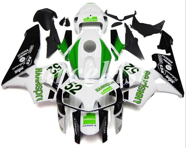 

новый abs инъекция мотоцикл полный обтекатели комплекты, пригодный для honda cbr600rr f5 2005 2006 05 06 600rr кузовостроение набор черный з